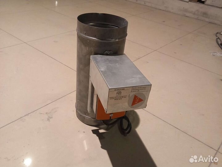 Клапан вентиляционного систему круглого сечения