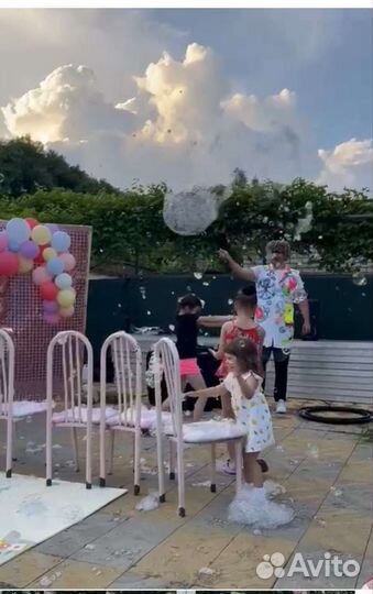 Шоу мыльных пузырей