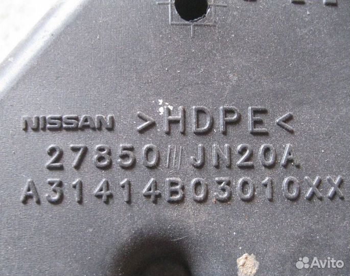 Воздуховод печки L/R Nissan Teana J32