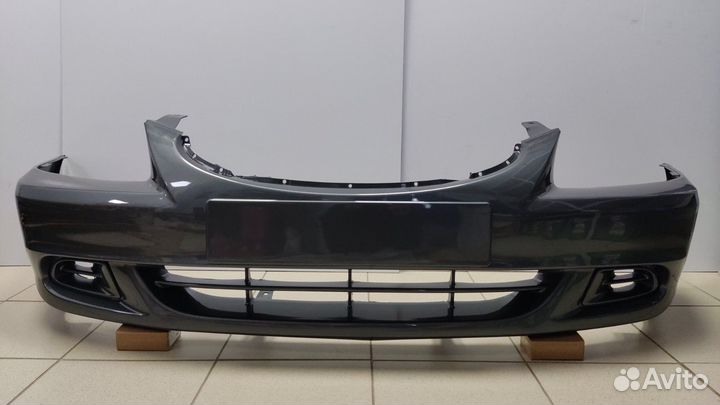 Бампер hyundai accent (тагаз) S02 Серый