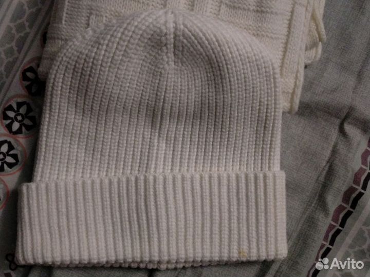 Комплект шапка и шарф для девочки