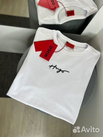 Hugo boss футболка белая объявление продам