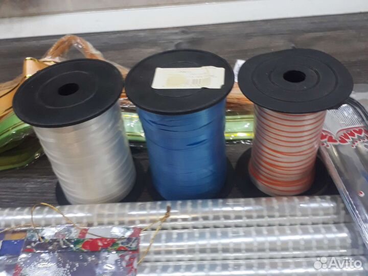 Подарочная упаковка, лента, пакеты