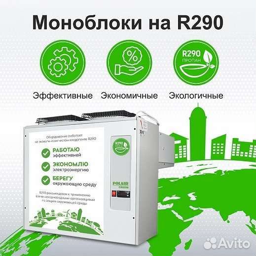 Моноблок Polair Standart серии green (R290)