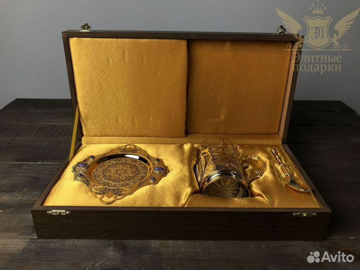 Чайный набор хрусталь