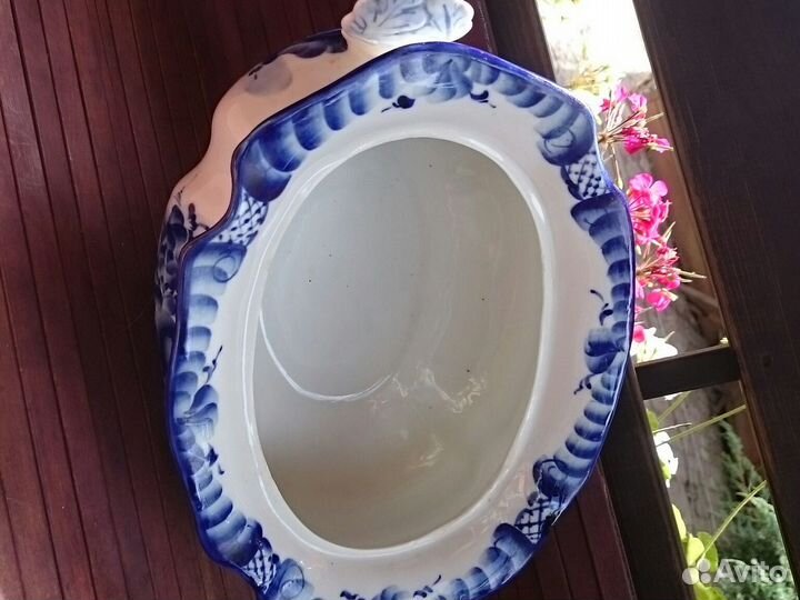 Супница Гжель