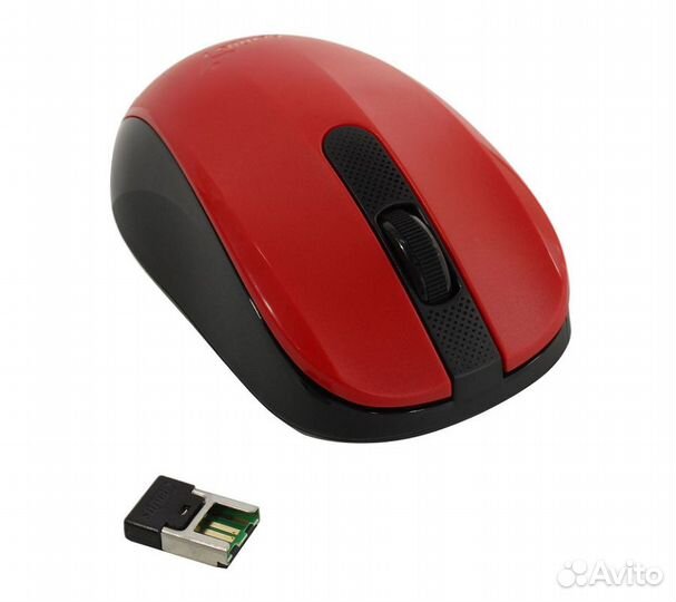 Беспроводная мышь Genius NX-8008S, красный/черный