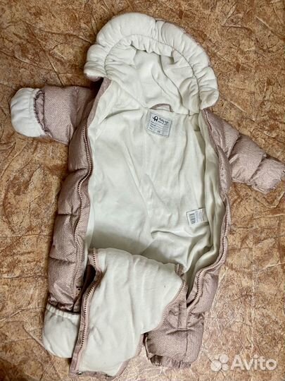 Комбинезон утепленный на девочку 68 размер