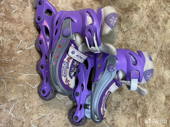 Роликовые коньки детские раздвижные