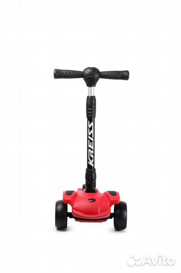 Самокат детский трехколесный светящиеся колеса