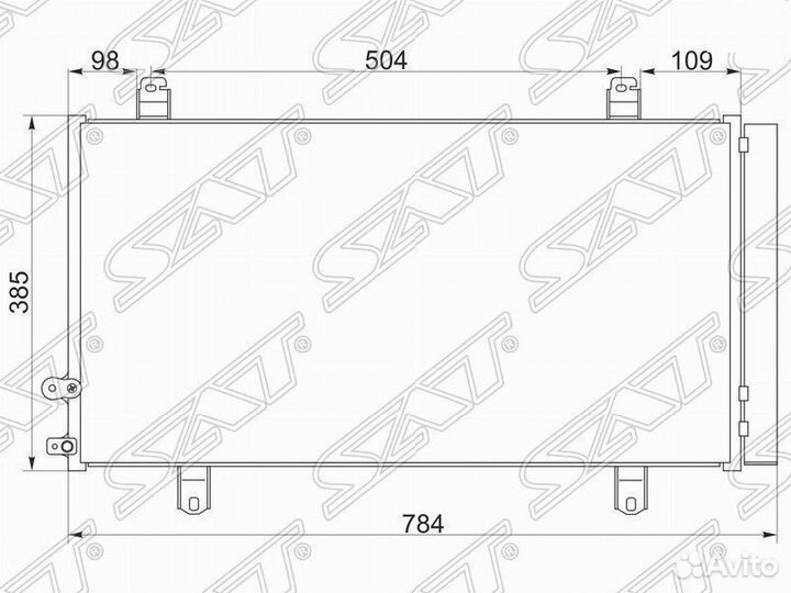 Радиатор кондиционера toyota camry ##V50 2AR 11