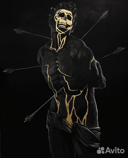 Интерьерная картина акрилом