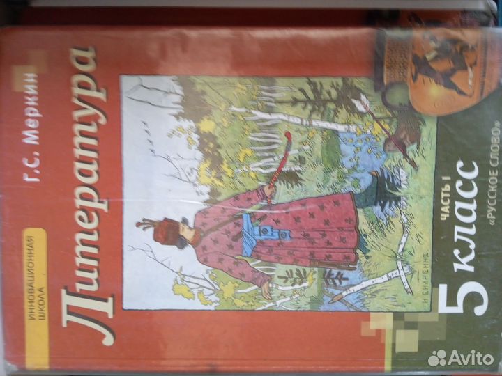 Учебник литературы 5 класс 1 и 2 части