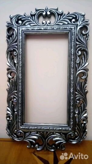 Резная рама для зеркала, ручная работа