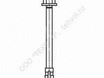 М 48х450 Болт фундаментный тип 6.1 с коническим ко