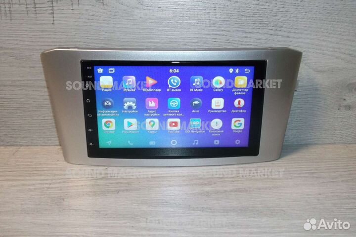 Магнитола Toyota Avensis Android GPS WiFi