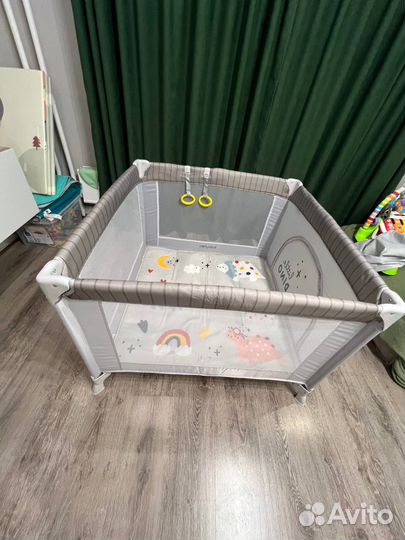 Манеж Babyton Circus Grey