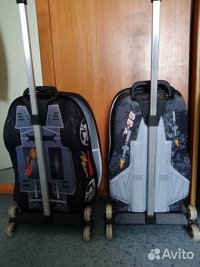 Детский чемодан машинка, самолет