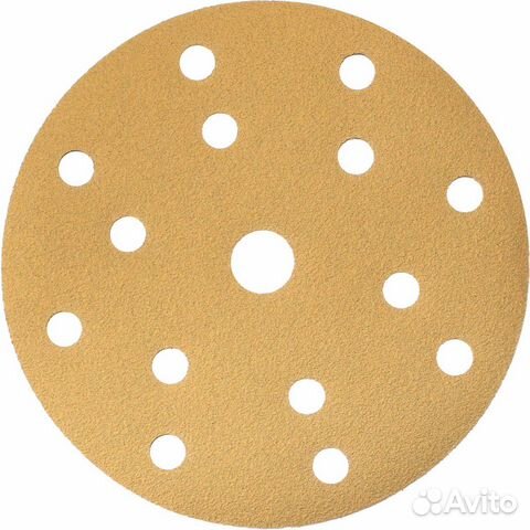Круг абразивный d150мм Р100 15 отв. gold line hole