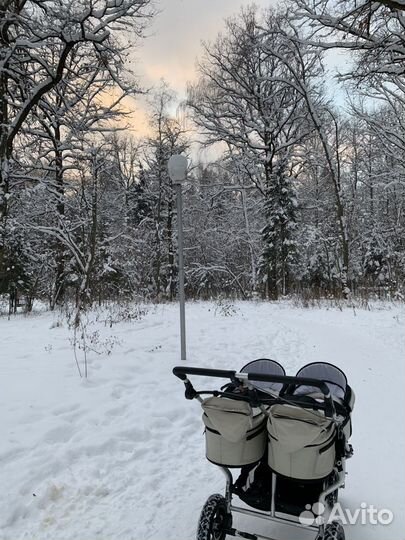 Коляска для двойни tfk