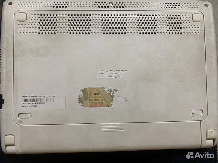 Нетбук acer aspire one happy2