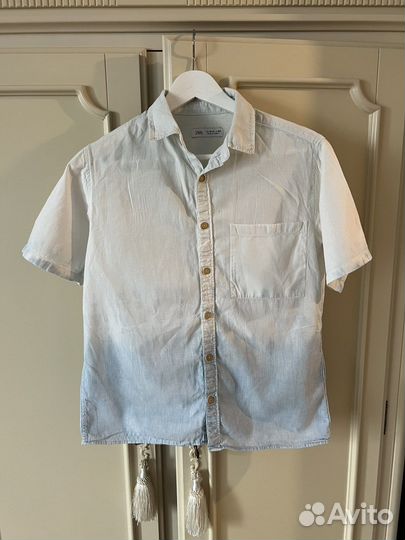 Летняя рубашка Zara, 164 см, для мальчика