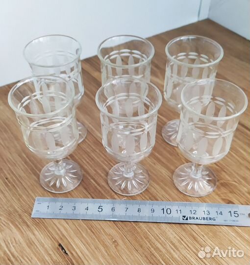 Хрустальные бокалы,рюмки СССР