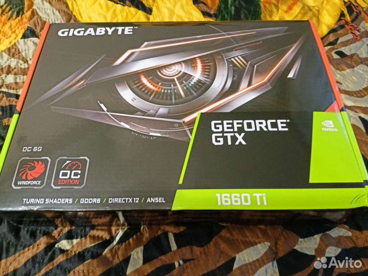 Видеокарта gtx 1660 ti 6gb