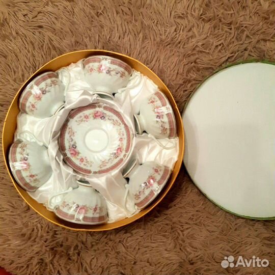Фарфор. чайный набор (можно без коробки) цена ниже