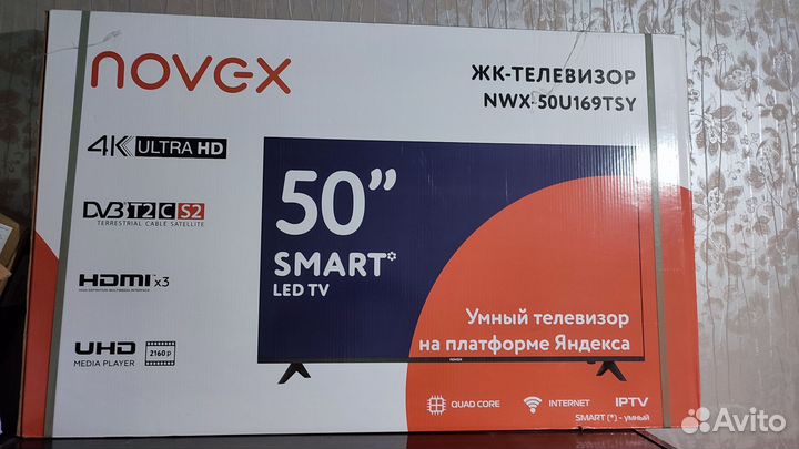 SMART TV Noxex 4K 50 дюймов