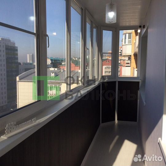 Отделка балконов и лоджии под ключ