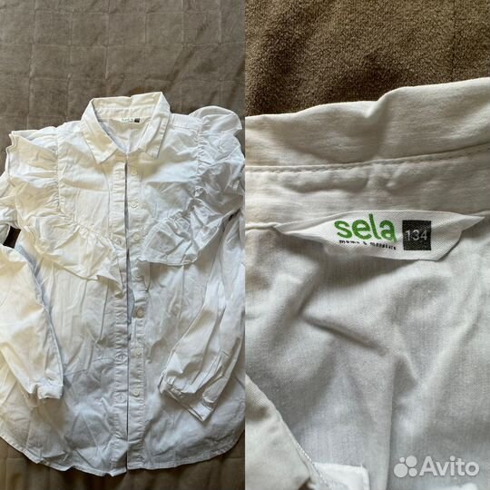 Блузки, сарафан, юбка, брюки (130-134)