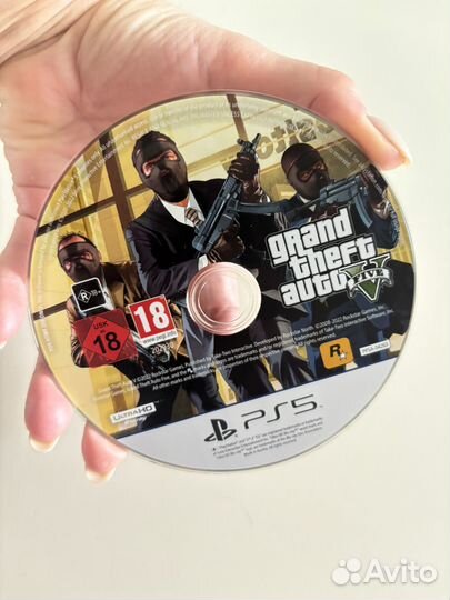 Диски на ps5 гта 5