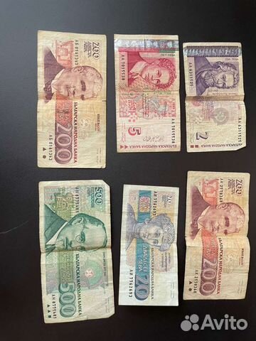 Болгарские левы 90-х годов