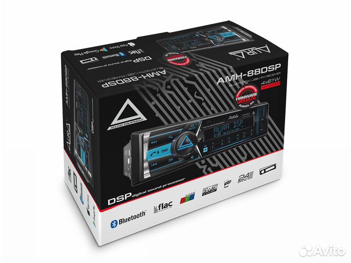 Автомагнитола Aura AMH-88DSP (2023)