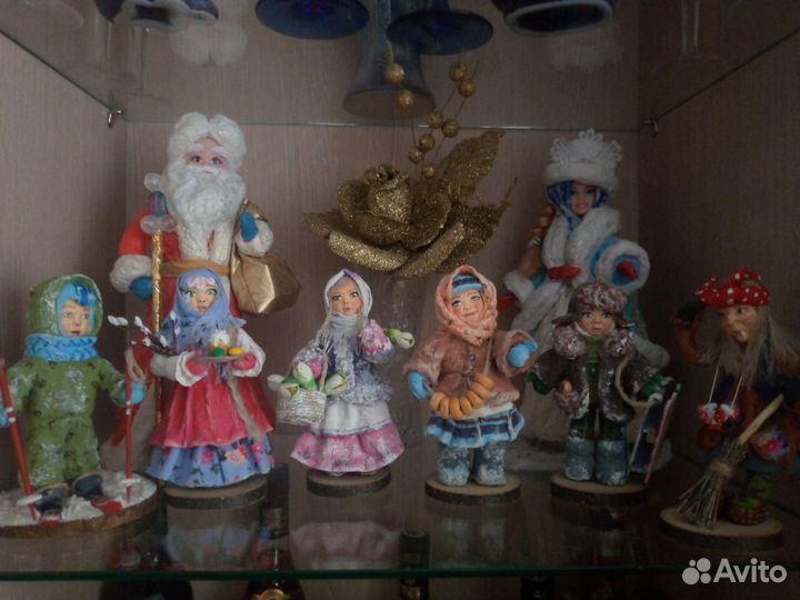 Ватные игрушки ручной работы