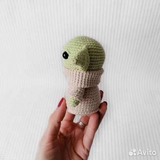 Бэби Йода вязаная игрушка