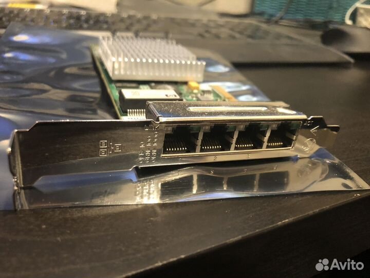 Сетевая Карта 4 порта гигабит HP NC375T 4xGigabit