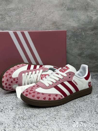 Кроссовки женские Adidas Samba Valentine