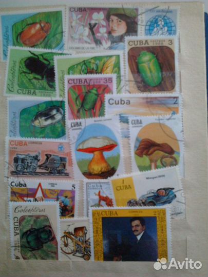 Почтовые коллекционные марки Кубы (50-90 гг.)