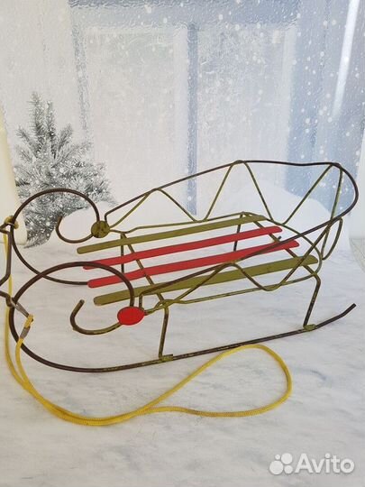 Санки СССР для куклы. Раритет