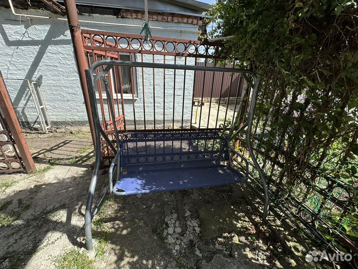 Садовые качели бу