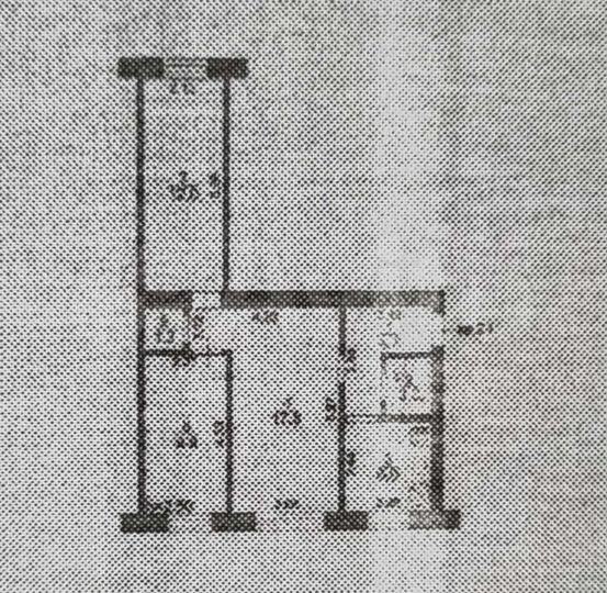 3-к. квартира, 55,1 м², 1/5 эт.