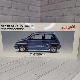 Autoart Honda City Turbo II whith motocompo 1:18