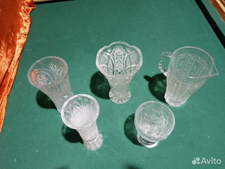 Вазы хрусталь