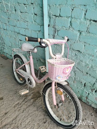 Велосипед детский для девочки 18 дюймов