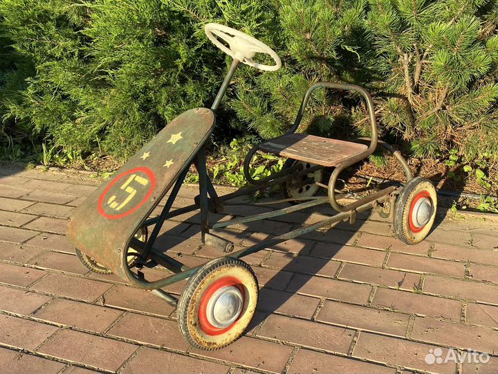 Педальная машина азлк времен СССР карт