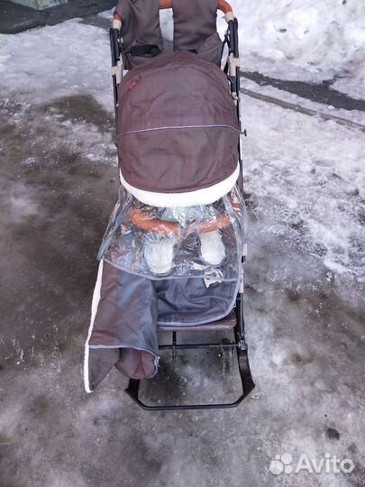 Санки коляска nika