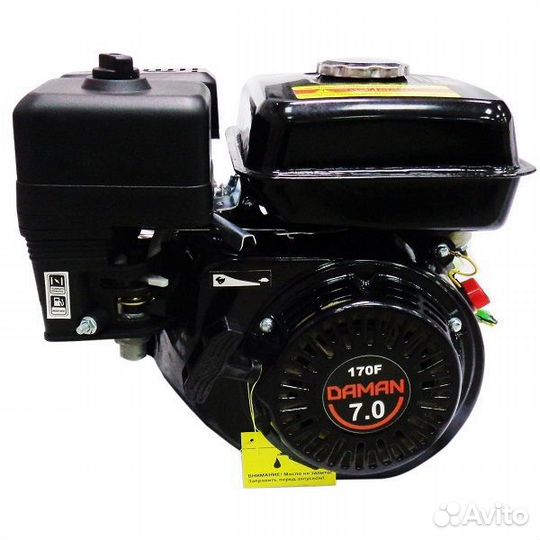 Двигатель Daman DM107P20 7 л.с