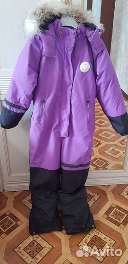 Зимний комбинезон для девочки 128 134